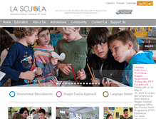 Tablet Screenshot of lascuolasf.org